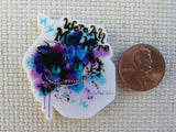 Second view of We're All Mad Here Needle Minder.