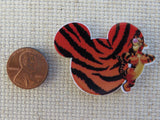 Second view of Tigger Mouse Ears Needle Minder.