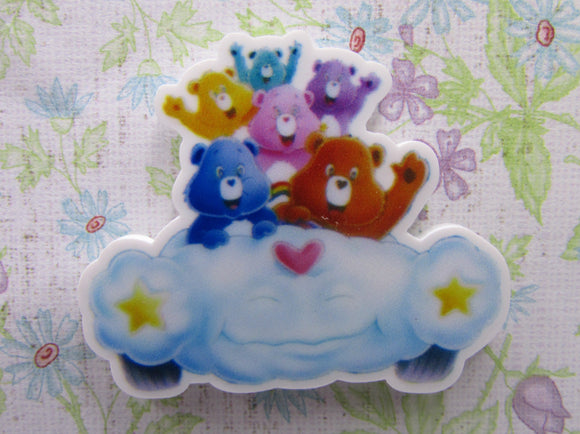 First view of the Care Bear Friends Riding in a Cloud Car Needle Minder