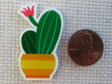 Second view of A Pair of Sunflower Gnomes Needle Minder