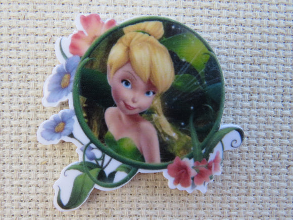 First view of Tinkerbell with a Forest Frame Needle Minder.