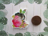 Second view of the Floral Needle Minder