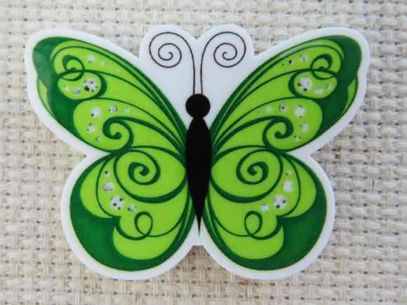 First view of Elegant Green Butterfly Needle Minder.