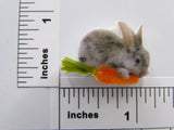 Third view of the Adorable Bunny with a Carrot Needle Minder