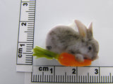 Fourth view of the Adorable Bunny with a Carrot Needle Minder