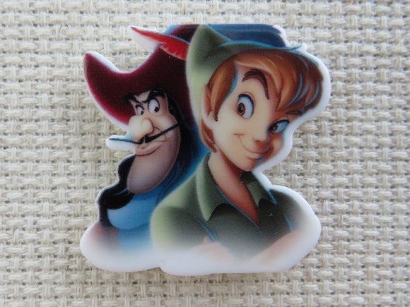 First view of Peter Pan and Captain Hook Needle Minder.