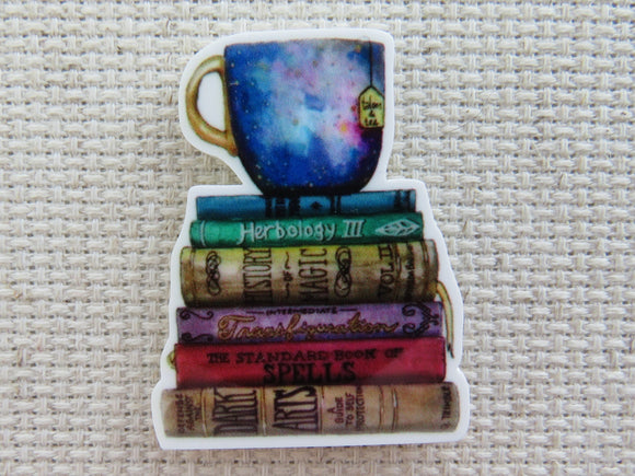 First view of A Magical Stack of Books Needle Minder/