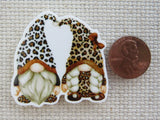 Second view of Animal Print Gnomes Needle Minder.