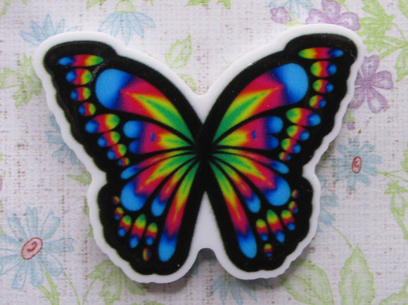 First view of the Rainbow Colored Butterfly Needle Minder