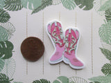 Second view of the A Pair of Pink Boots Needle Minder