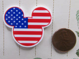 Second view of the Patriotic Mouse Head Needle Minder