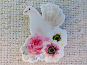 First view of White Dove Needle Minder.