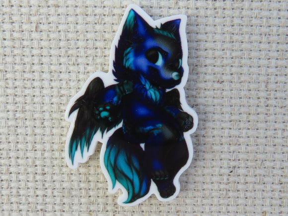 First view of Black and Blue Dragon Needle Minder.