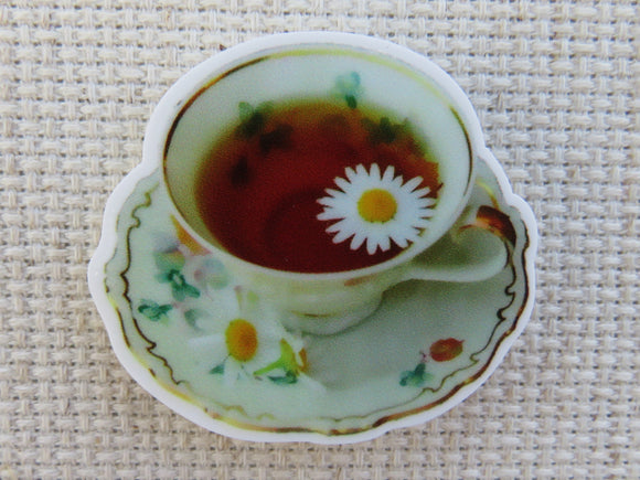 First view of A Daisy Cup of Tea Needle Minder.