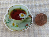 Second view of A Daisy Cup of Tea Needle Minder.