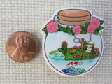 Second view of Chair Swing Under a Flowering Tree Needle Minder.