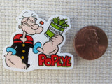 Second view of Popeye the Sailor Man Needle Minder.