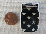 Second view of A Jar of Stars Needle Minder.