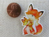 Second view of Momma Fox with her Cub Needle Minder.