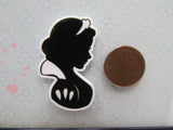 Second view of the Snow White Silhouette Needle Minder