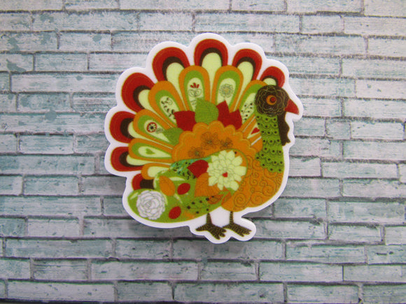 First view of the Flowery Turkey Needle Minder