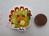 Second view of the Flowery Turkey Needle Minder