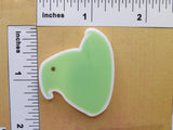 Third view of the Green Marshmallow Chick Needle Minder