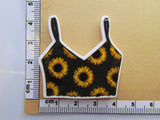 Fourth view of the Sunflower Crop Top Needle Minder