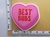 Fourth view of the Best Buds Conversation Heart Needle Minder