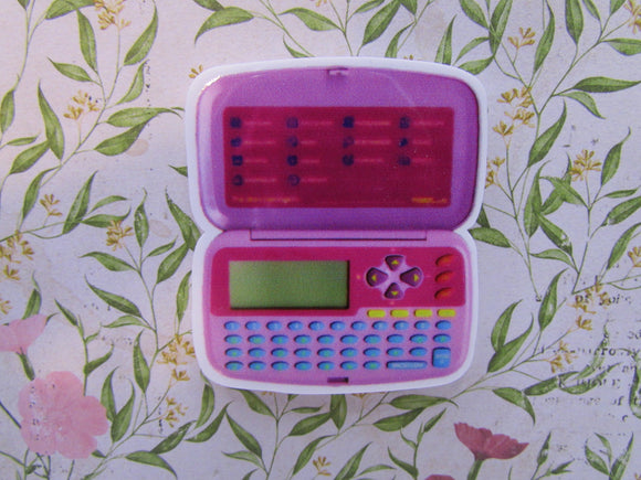 First view of the Vintage Pink and Purple Computer Needle Minder