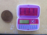 Second view of the Vintage Pink and Purple Computer Needle Minder