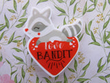 First view of the Raccoon Love Bandit Needle Minder