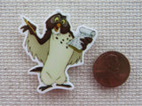 Second view of Friend Owl Needle Minder.