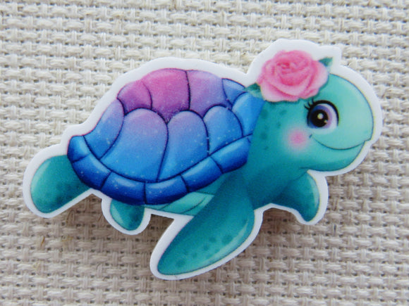 First view of Adorable Turtle Needle Minder,.
