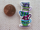 Second view of Always Time for Tea! Needle Minder.