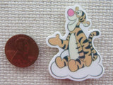 Second view of Tigger Sitting on a Cloud Needle Minder.