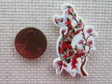 Second view of koi fish needle minder.