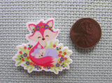 Second view of the Mother Fox with her Purple Baby Needle Minder