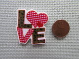 Second view of the LOVE Needle Minder