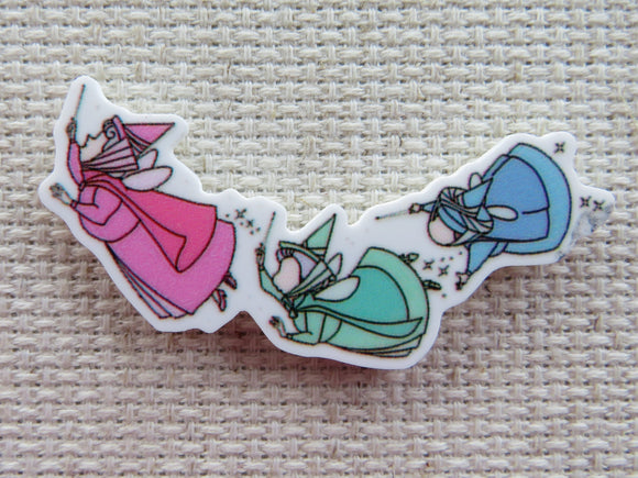 First view of Flora, Fauna, and Merryweather Needle Minder.