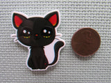 Third view of the Black Cat Needle Minder