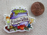 Second vire of Kitchen Witch Needle Minder.