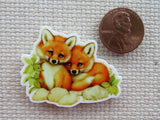 Second view of A Pair of Foxes Needle Minder.