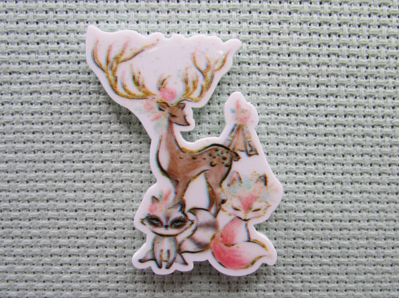 First view of the A Trio of Animal Friends Needle Minder