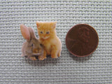 Second view of the Small Bunny and Kitten Friends Needle Minder