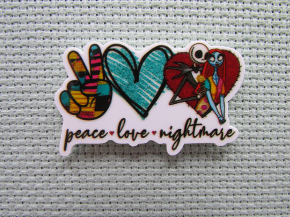 First view of the Peace Love Nightmare Needle Minder