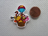 Second view of the Pooh, Tigger and Piglet on a Hot Air Balloon Adventure Needle Minder