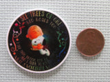 Second view of the What a Wonderful World Charlie Brown and Snoopy Needle Minder
