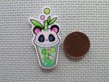 Second view of the Panda Boba Drink Needle Minder