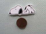 Second view of the Sleeping Snoopy Needle Minder
